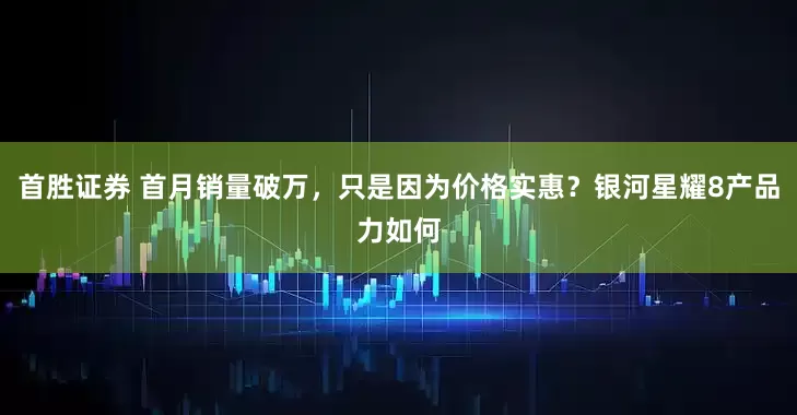 首胜证券 首月销量破万，只是因为价格实惠？银河星耀8产品力如何